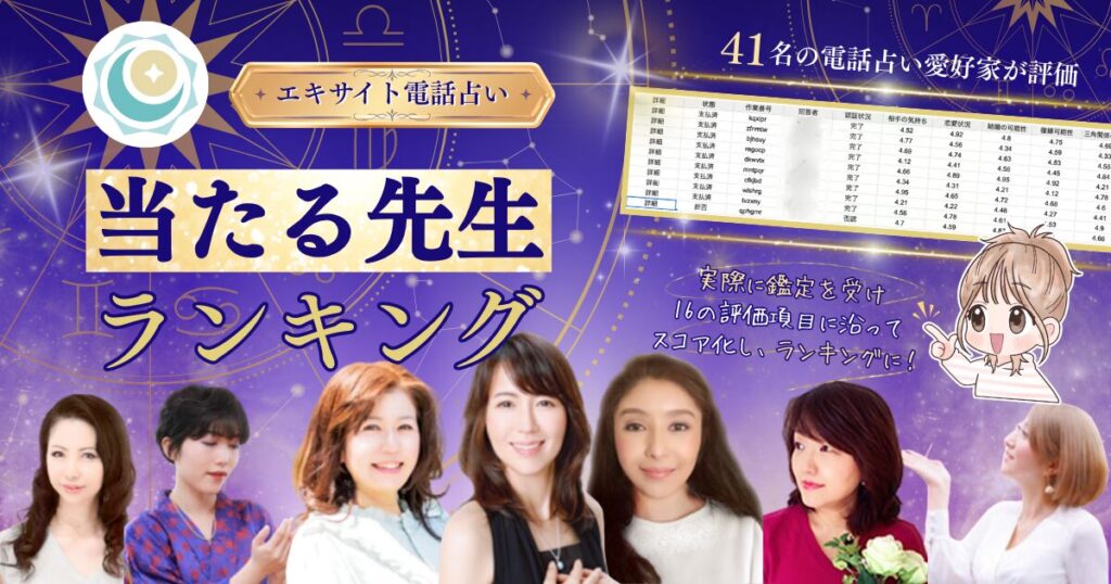 エキサイト電話占い 当たる先生