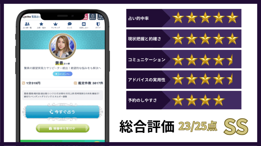 景香先生体験談