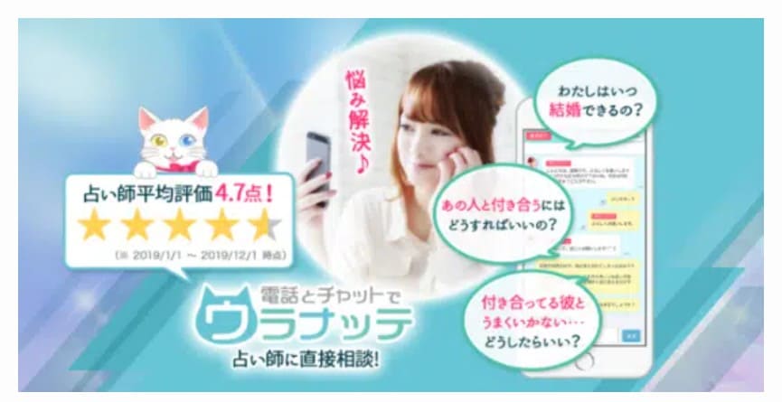 チャット占いウラナッテ特徴