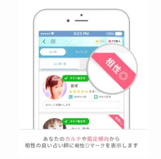 チャット占いウラナッテ特徴3